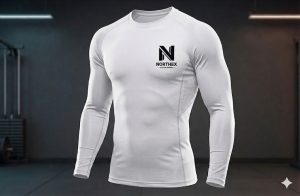 Áo Compression Dài Tay Trắng NORTNEX Cao Cấp | 3 Mẹo Tôn Dáng