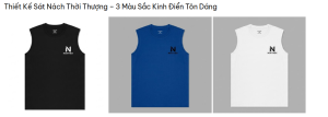 áo sát nách thể thao nam